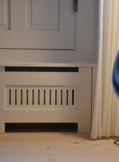 Indbyggede radiatorskjulere
